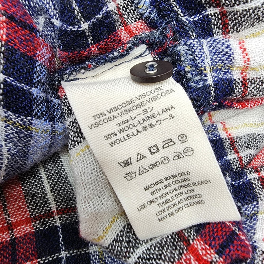 Free People Button Up Shirt Women's Small Promise Everything Long Sleeve Top - Picture 7 of 7